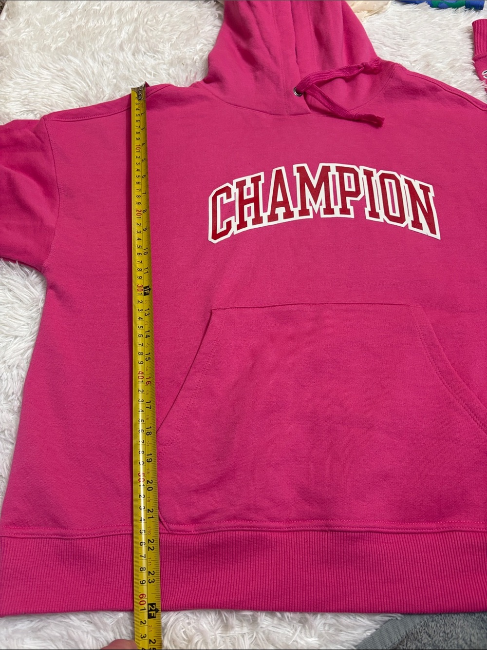 NWT Champion Pink Long Sleeve Sweatshirt Loose Fit Size L - Picture 11 of 11